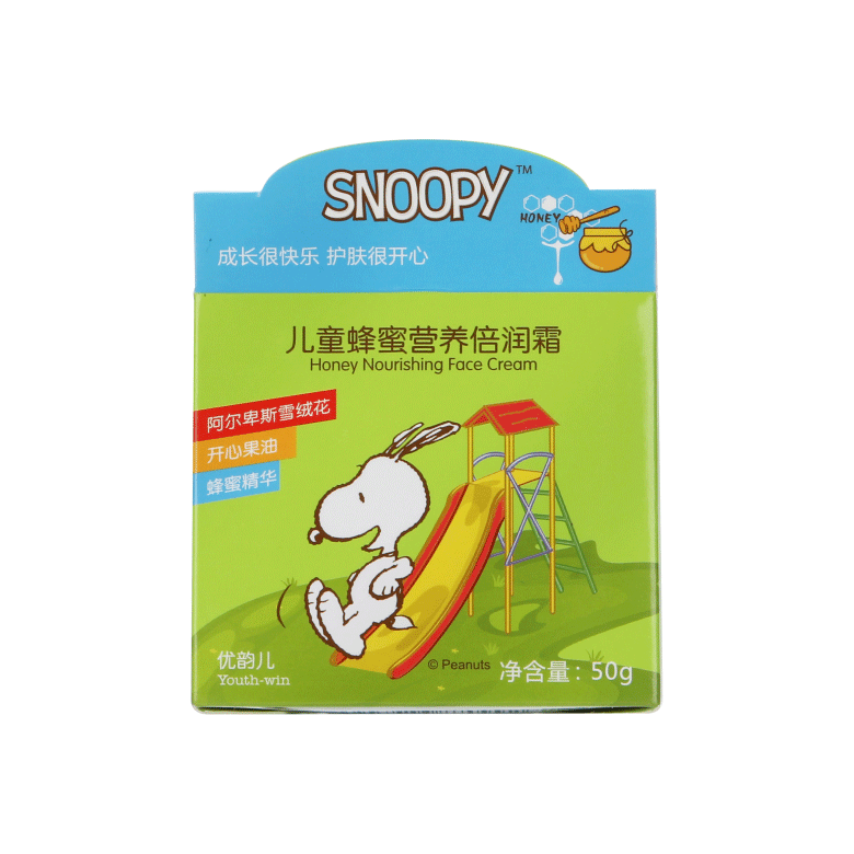 SNOOPY兒童蜂蜜營(yíng)養(yǎng)倍潤(rùn)霜50g 